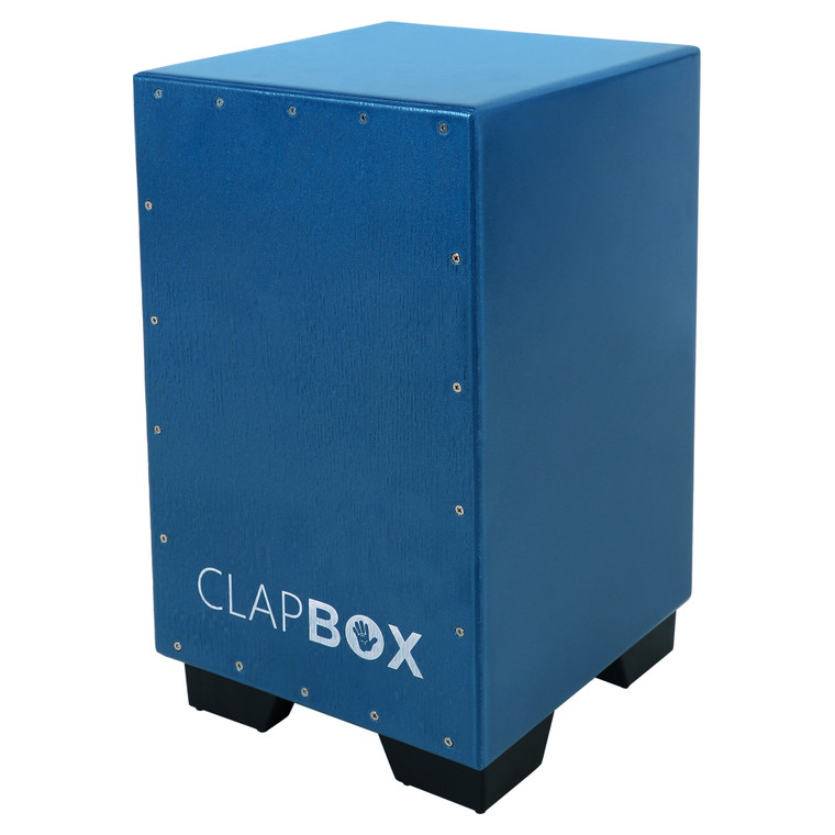 Clapbox Blue Cajon CB40 Oak Wood - Adjustable Snare Cajon (CB40)