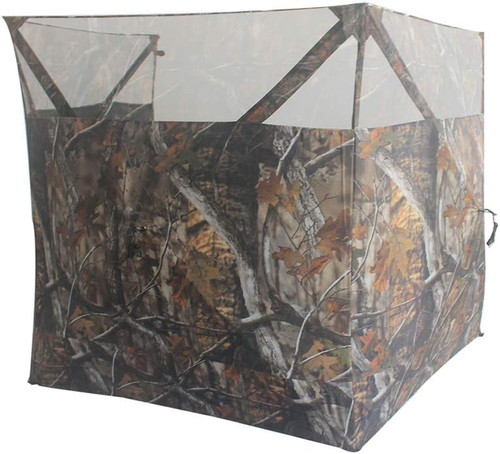 THUNDERBAY Pop Up 3 Sided Shoot Through Mesh Ground Blind for Deer Duck Turkey Hunting THUNDERBAY Pop Up 3 Sided Shoot Through Mesh Ground Blind for Deer Duck Turkey Hunting