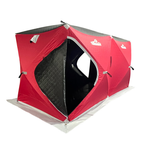 THUNDERBAY Ice Cube Series Pop-Up Hub-Style Insulated Ice Fishing Shelter THUNDERBAY Ice Cube Series Pop-Up Hub-Style Insulated Ice Fishing Shelter