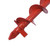 THUNDERBAY 2 Inch Diameter 36 Inch Long Earth Auger Bit with Fishtail Point, for Decks, Mailboxes, Fences, Tree Planting