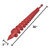 THUNDERBAY 3 Inch Diameter 36 Inch Long Earth Auger Bit with Fishtail Point, for Decks, Mailboxes, Fences, Tree Planting