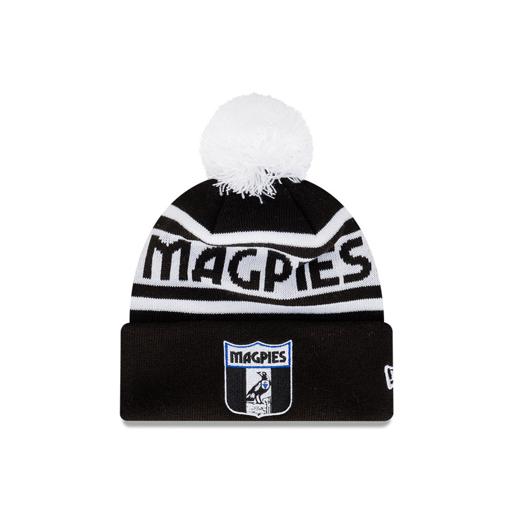 Collingwood New Era Knitted Retro Beanie