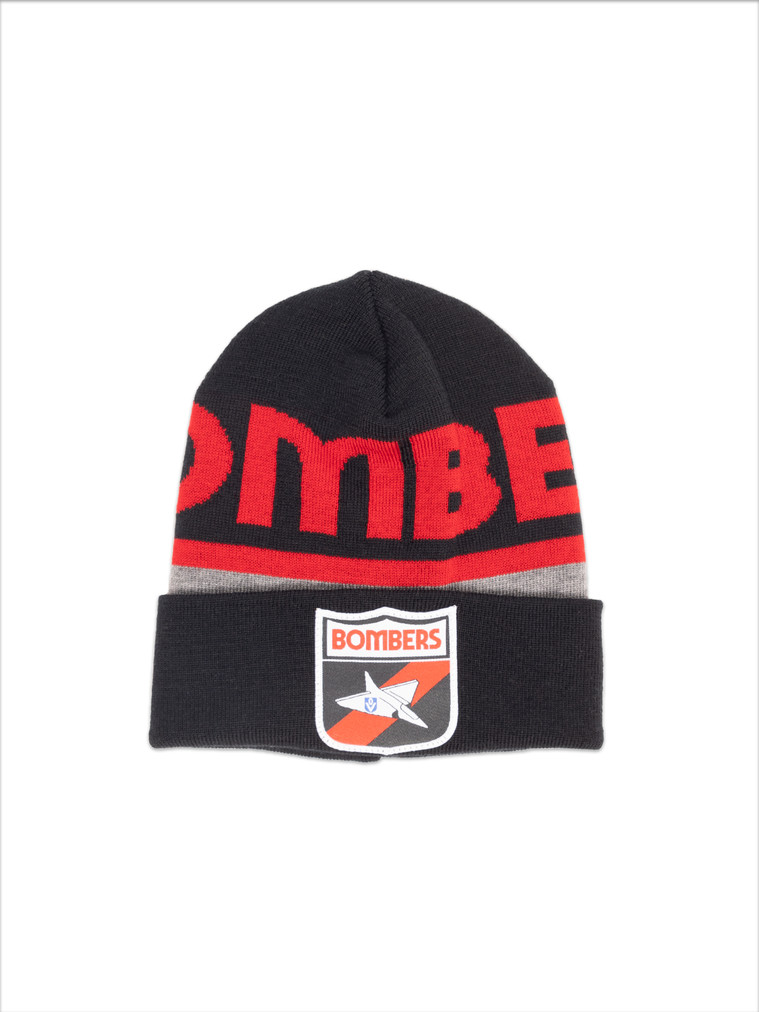 Essendon Merino Wool Throwback Beanie 