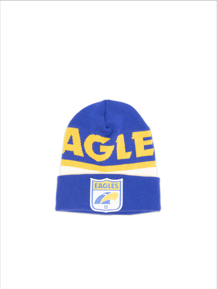 West Coast Eagles Merino Wool Throwback Beanie