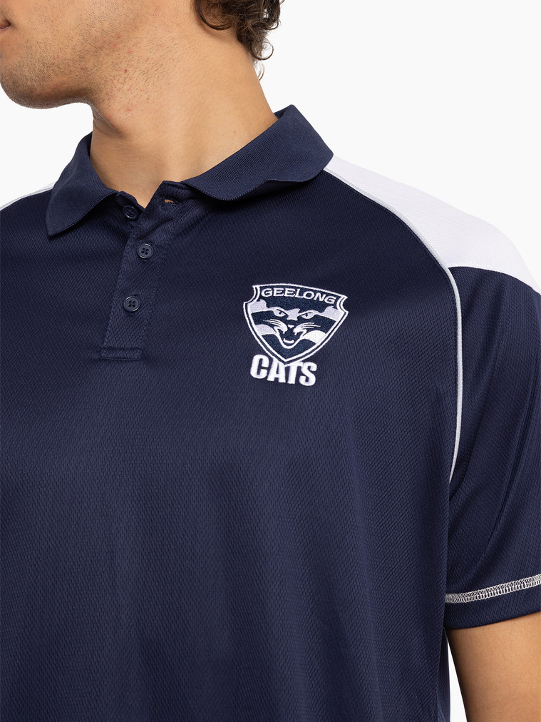 Geelong Cats Performance Polo Mens 