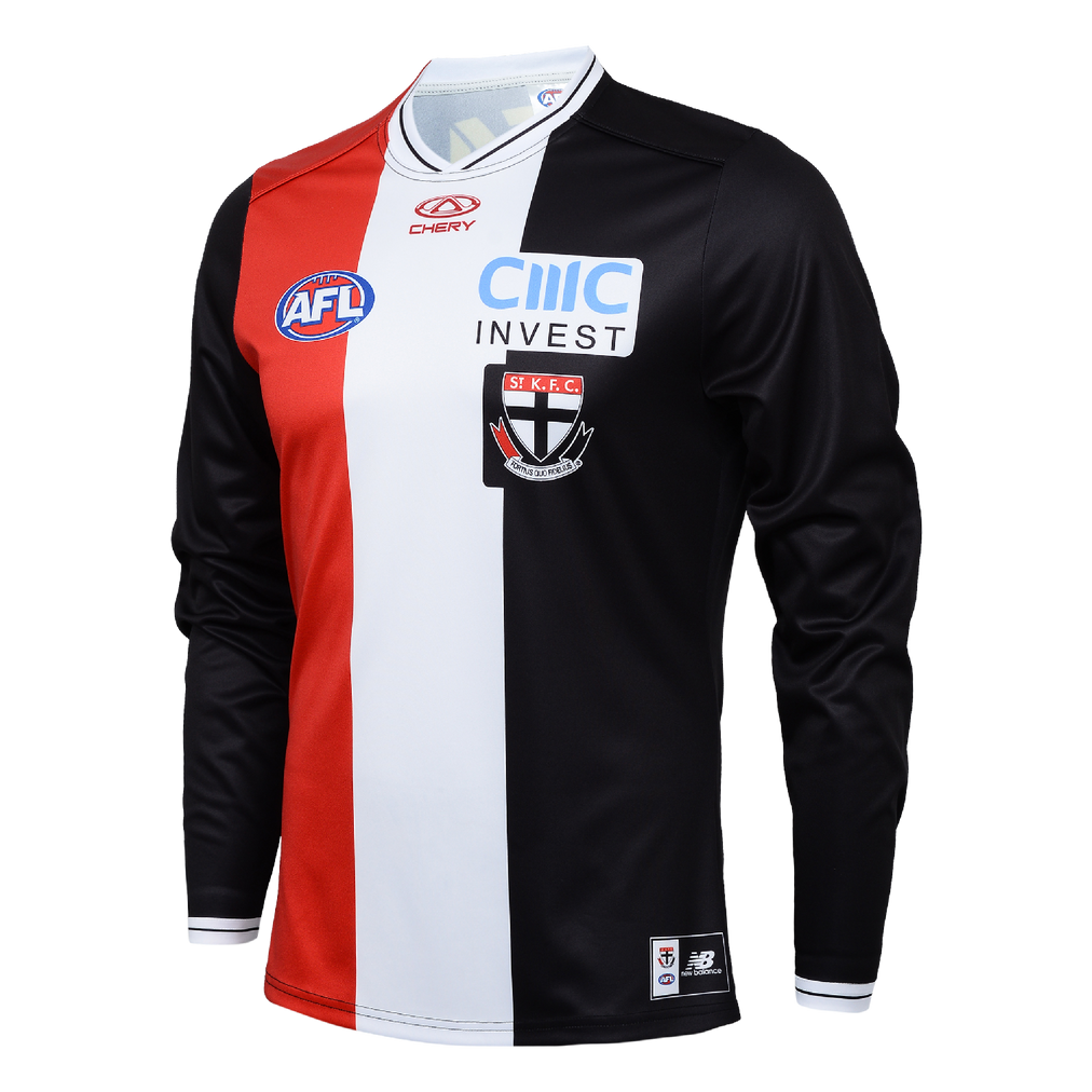 St Kilda NB Long Sleeve Home Guernsey Mens 2024