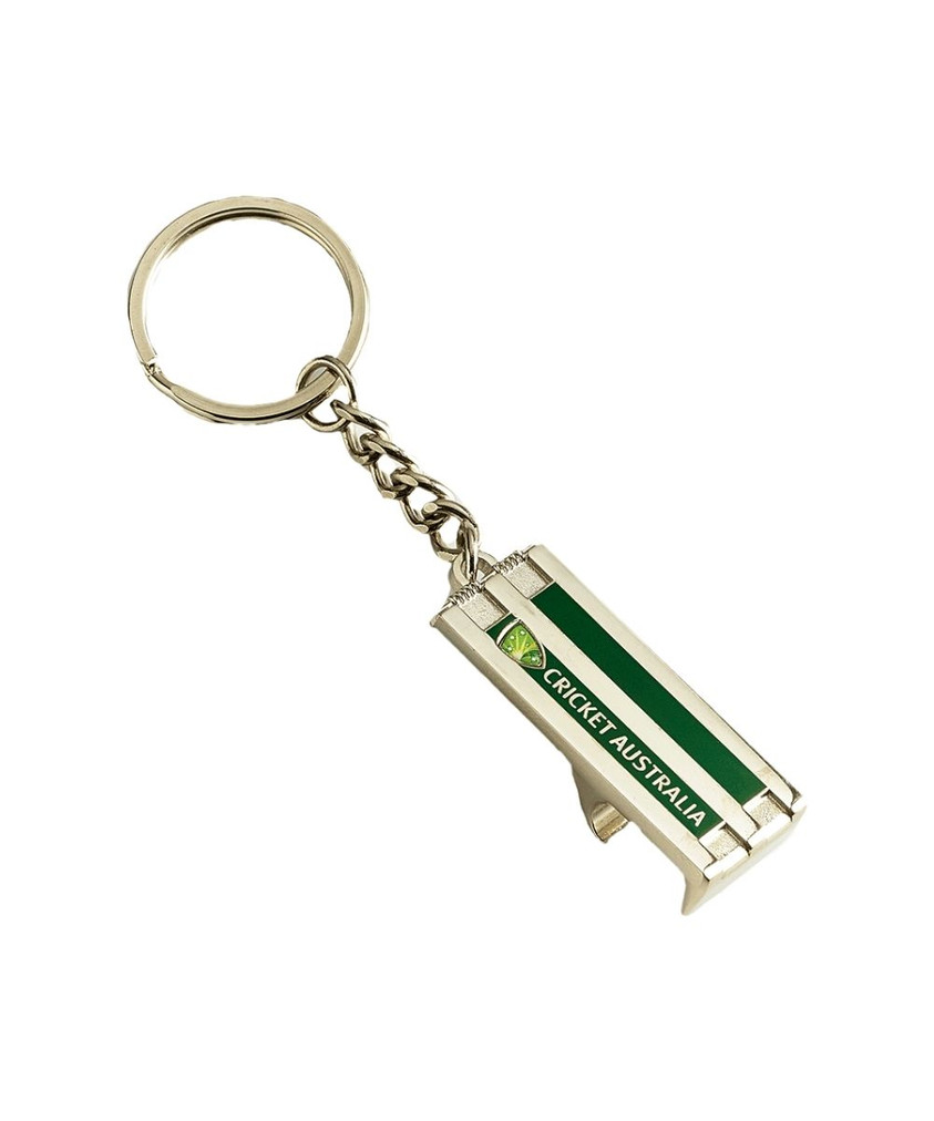 Cricket Australia Stumps Bottle Opener Keyring