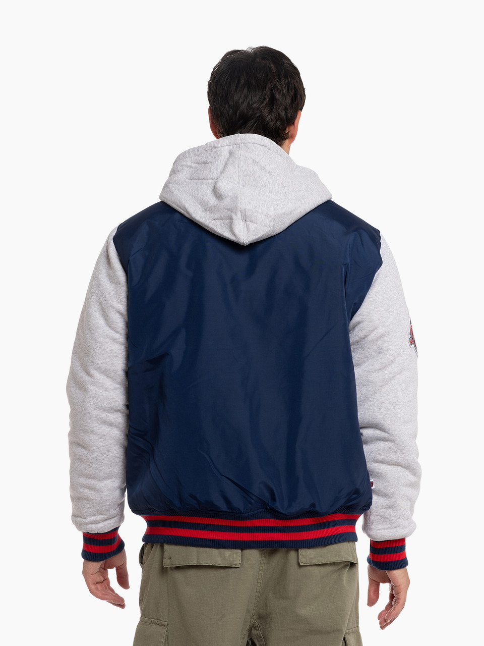 Melbourne Demons Patchwork Bomber - MCG Shop