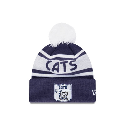 Geelong Cats New Era Knitted Retro Beanie