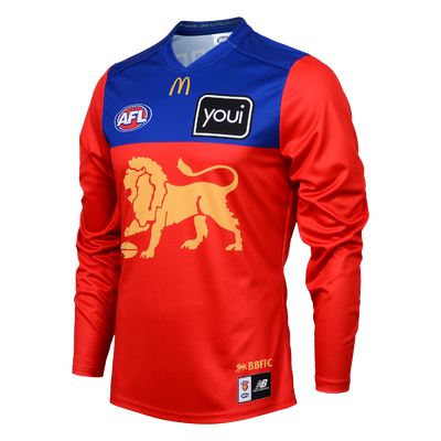 Brisbane Lions NB Long Sleeve Away Guernsey Mens 2024