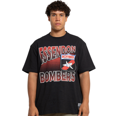 Essendon Mitchell & Ness Inline Stack Tee Essendon Mitchell & Ness Inline Stack Tee