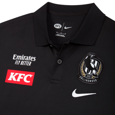 Collingwood Nike Dri-Fit Polo Mens 2024