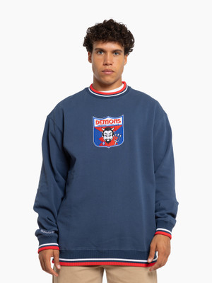 Melbourne Mitchell & Ness Logo Team Applique Crew