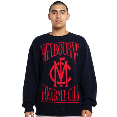 Melbourne Demons Supporter Knit Crew