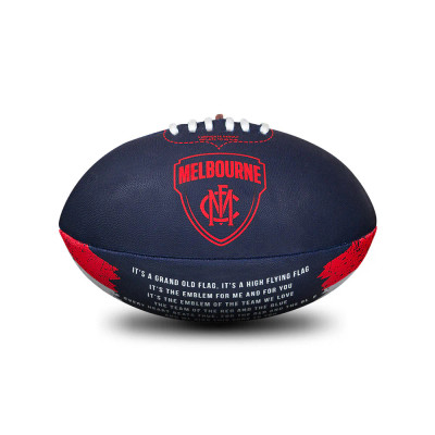 Melbourne Demons Synthetic Size 2 Team Song Football