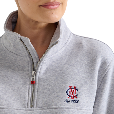 MCC 1/4 Zip Fleece Grey