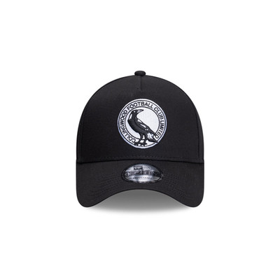 Collingwood New Era 9FORTY A-Frame Retro Black Cap