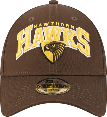 Hawthorn New Era 9FORTY Logo Arch Cap