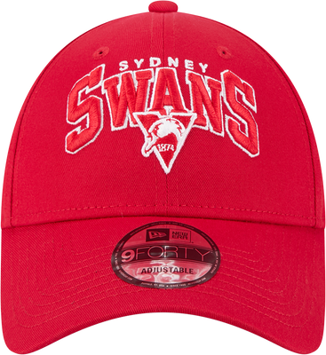 Sydney Swans New Era 9FORTY Logo Arch Cap