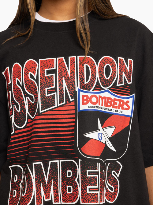 Essendon Mitchell & Ness Inline Stack Tee