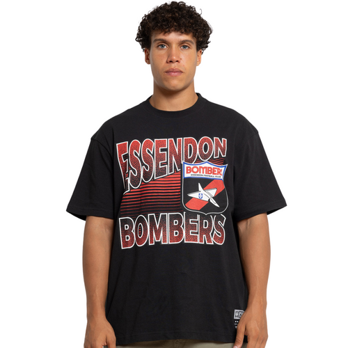 Essendon Mitchell & Ness Inline Stack Tee Essendon Mitchell & Ness Inline Stack Tee