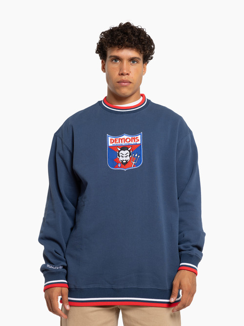 Melbourne Mitchell & Ness Logo Team Applique Crew