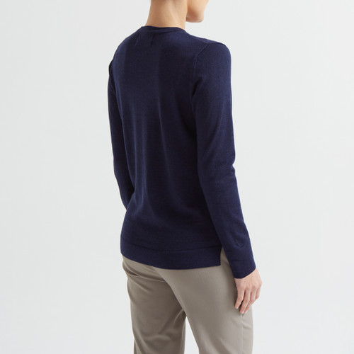 MCC Crew Neck Jumper Womens Navy