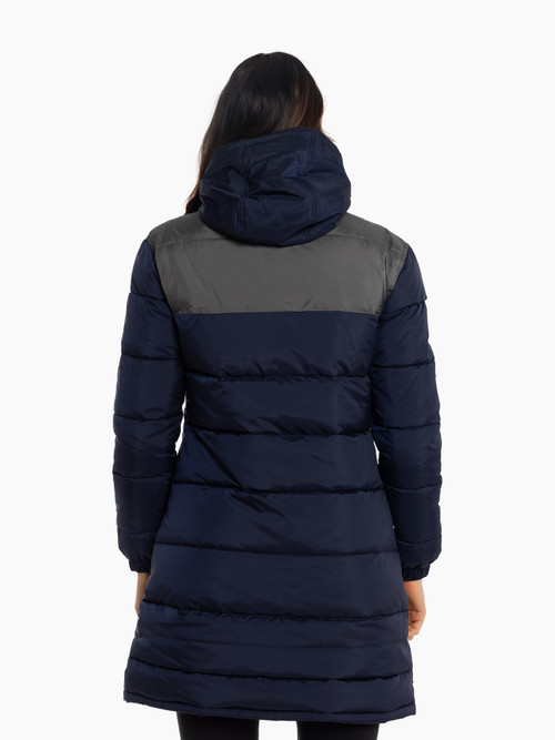 Melbourne Demons Longline Puffer Jacket Womens