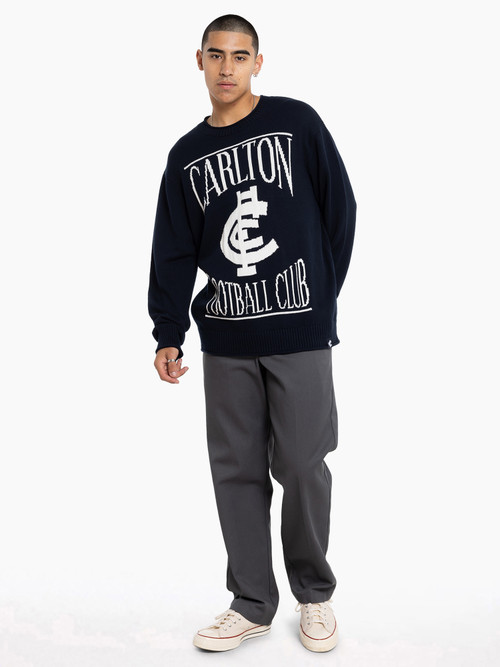 Carlton Supporter Knit Crew