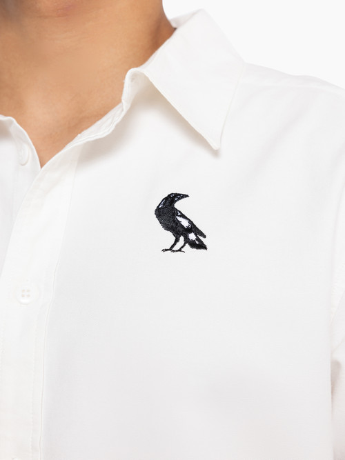 Collingwood Embroidered Shirt Mens