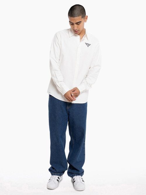 Essendon Embroidered Shirt Mens