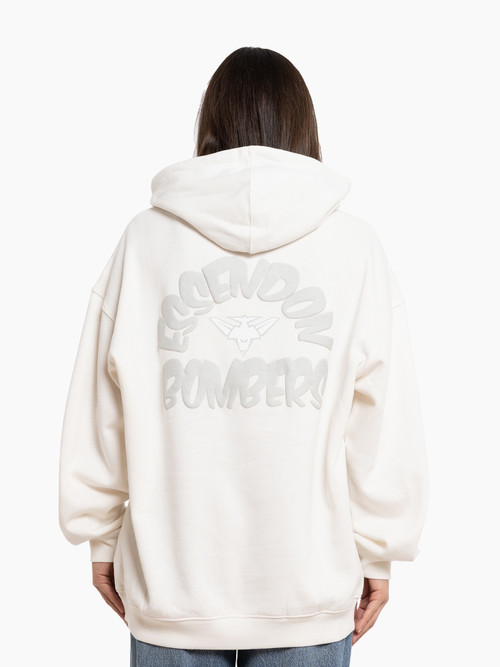 Essendon Puff Hoodie Womens