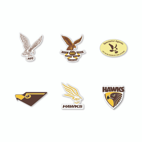 Hawthorn Logo Pin Set