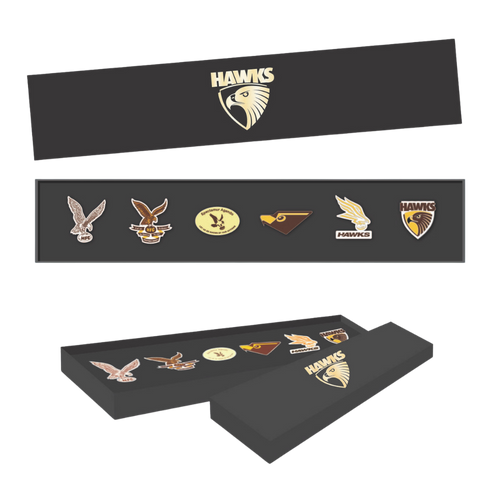 Hawthorn Logo Pin Set