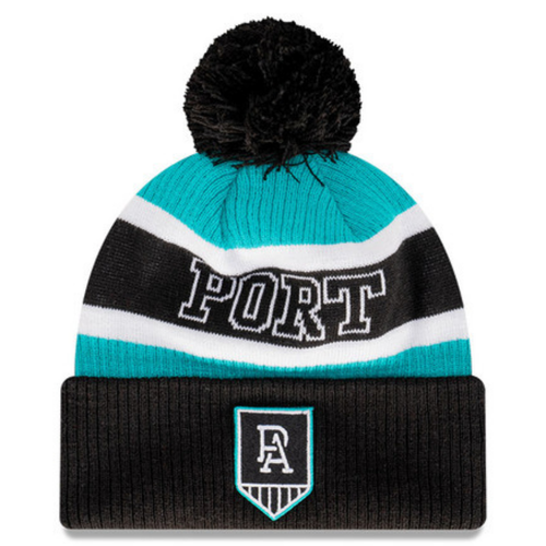 Port Adelaide New Era Media Knit Beanie