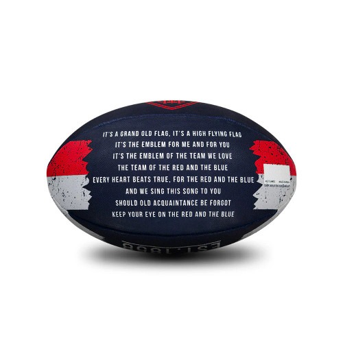 Melbourne Demons Synthetic Size 2 Team Song Football