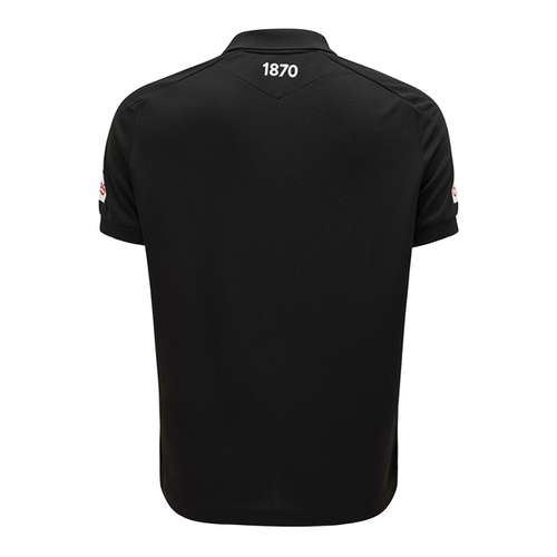 Port Adelaide 2025 Macron Adults Player Travel Polo