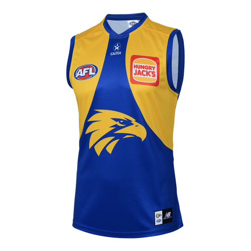 West Coast Eagles 2025 New Balance Youth Home Guernsey