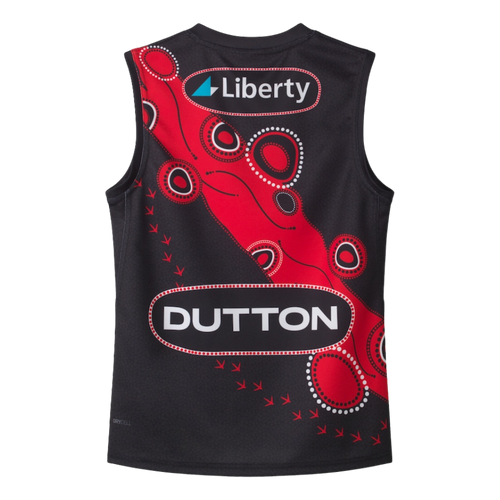 Essendon 2025 Puma Youth Dreamtime Guernsey