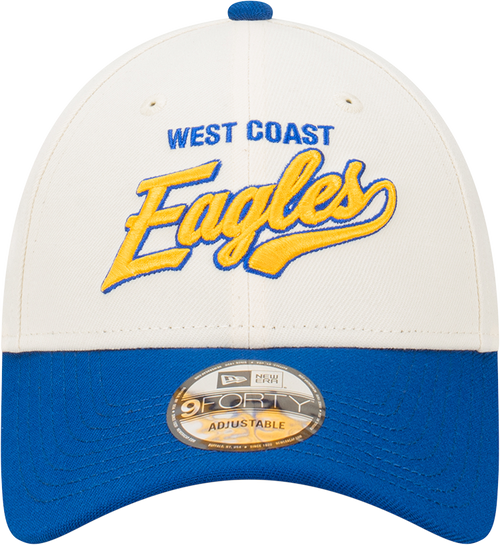 West Coast Eagles New Era 9FORTY 2-Tone Script Cap
