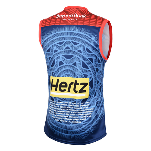 Melbourne Demons 2025 New Balance Adults Indigenous Guernsey