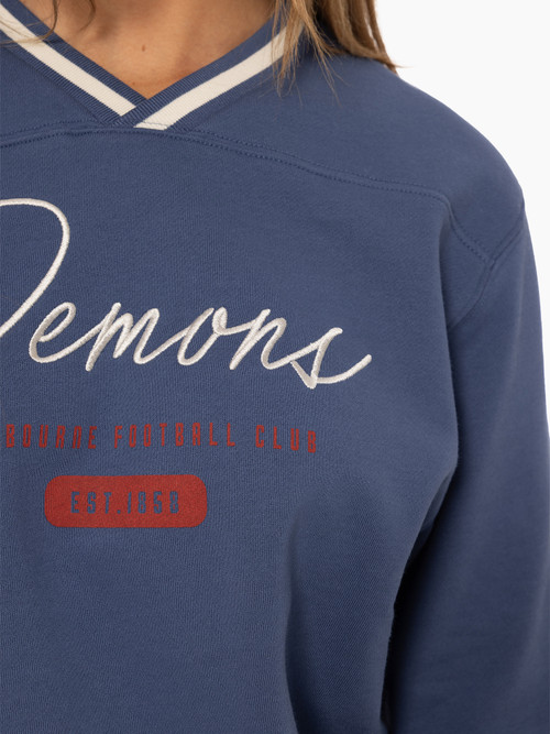 Melbourne Demons Womens Stack Crew