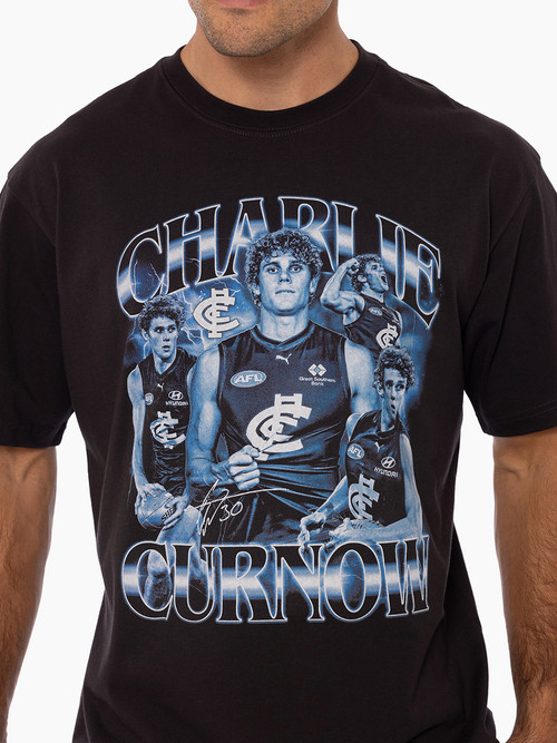 Carlton Player Tee: Charlie Curnow