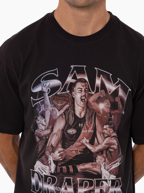 Essendon Player Tee: Sam Draper