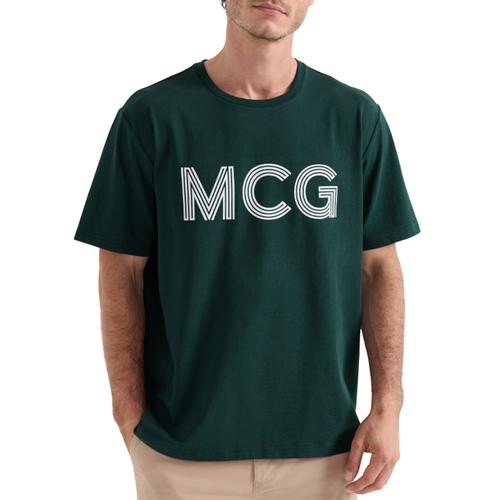 MCG Line Logo Green Tee