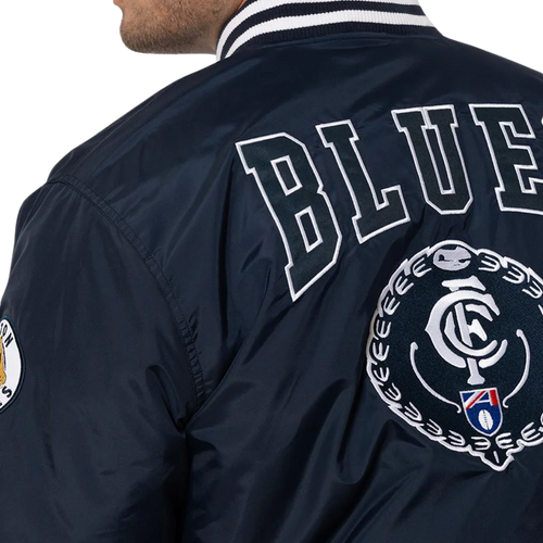 Carlton Mitchell & Ness Team Bomber Jacket