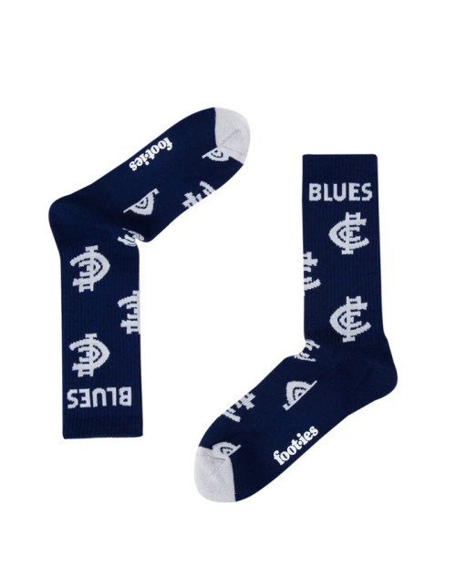 Carlton Mascot Sneaker 2 Pack Socks Size 5-10