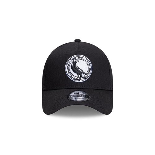 Collingwood New Era 9FORTY A-Frame Retro Black Cap