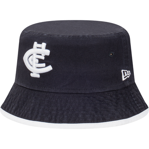 Carlton New Era Team Colour Bucket Hat Size M/L