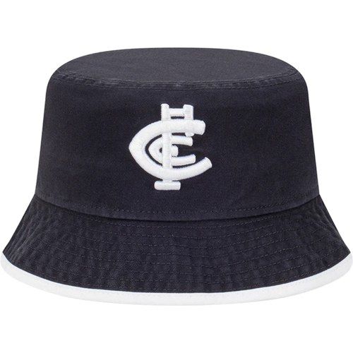 Carlton New Era Team Colour Bucket Hat Size M/L